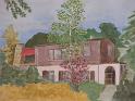 Haus, 1998, Aquarell, 40x30